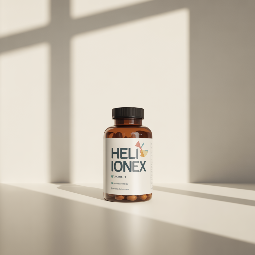 Helionex natural daily vitality complex — product bottle